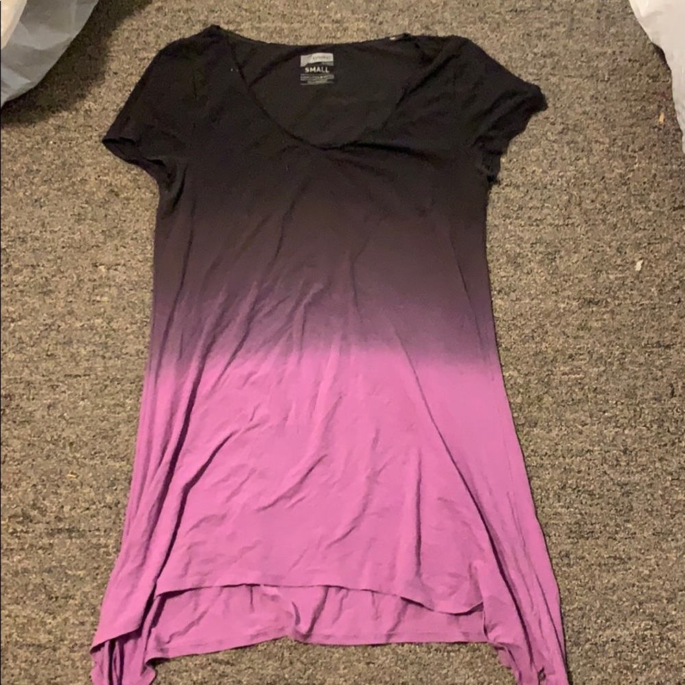 Black Ombré Flow-y Shirt